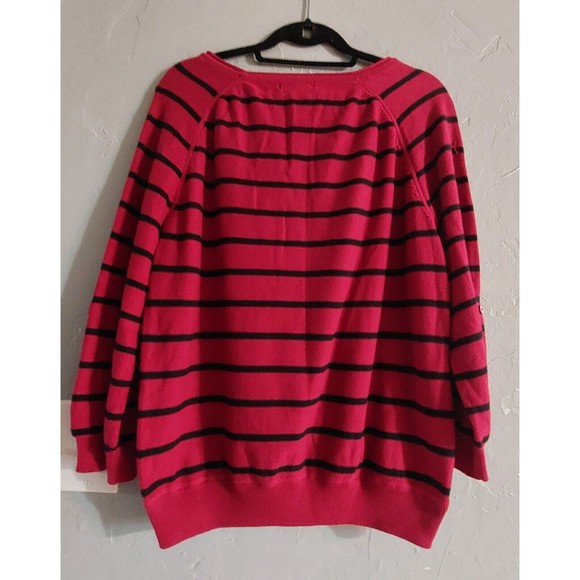 Grace Elements Sweater Tops Women XL, Striped ,long Sleeve, 100% Cotton. - Picture 11 of 12